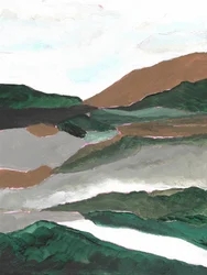 Abstrakt bjergdal