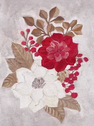 Vinterblomsterbuket