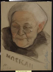 Portræt af Clara Zetkin (nee Eisneer