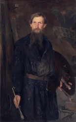Portræt af kunstneren Viktor Vasnetsov 1848-1926, 1891