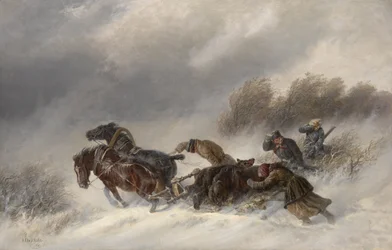 Vender tilbage fra en bjørnejagt, 1881