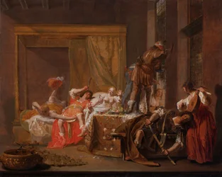 Scene fra Messalinas og Gaius Sillius