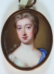 Lady Henrietta Cavendish Holles Harley (emalje på guld)