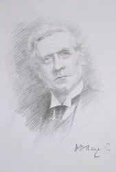 Portræt af Herbert Henry Asquith (1881-1947), fra et album på Entente Cordiale, 1909