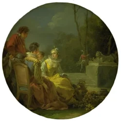 Figurer i en Park