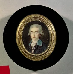 Portrætminiature af grev Hans Axel von Fersen (1755-1810)