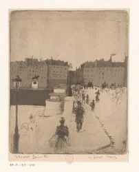 Udsigt over Pont Neuf i Paris Le Pont Neuf (titel på objekt)