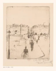 Udsigt over Pont Neuf i Paris