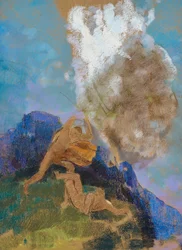 Kain og Abel, ca. 1890 (pastel på tonet papir)