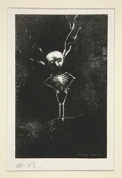 Dans le d?dale des branches la bl?me figure apparaissait (I labyrinten af grene dukkede den blege figur op), fra serien Le jur? (nævningene)