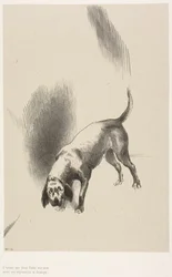 Han [fortællerens hund] holdt øjnene rettet mod mig med et så mærkeligt blik, plade 3 af 6