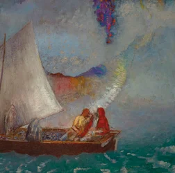 The Grey Sail, ca. 1900-05 (olie på lærred)