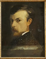 Portræt af kunstneren (maleri på træ)