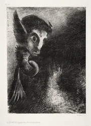 The Night: The Chimera Gazed at All Things with Fear, 1886.