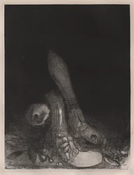 The Temptation of St. Anthony: Flowers Fall and the Head of a Python Appears, 1896.