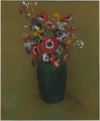 Vase med blomster