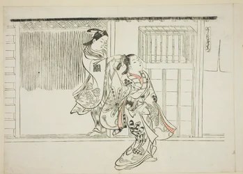 Kam Rashomon (Sashigushi Rashomon), nr. 3 fra en serie på 12 tryk, der viser parodier på skuespil