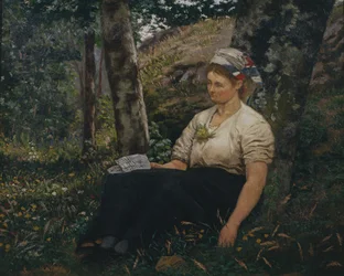 Brevet (olie på lærred)