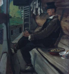 Uden titel (olie på lærred)