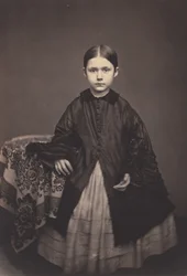 Portræt af en pige, ca. 1857 (foto)