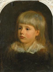 Charles Downing Lay, Portræt af kunstnerens søn, ca. 1881-1883.