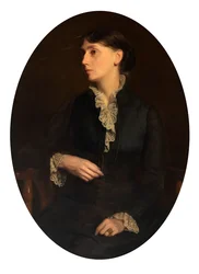 Portræt af Fidelia Bridges, n.d.