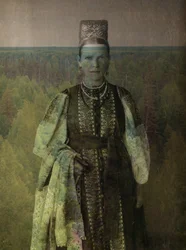 Russkie krasavitsy, 2024 (digital mixed media)