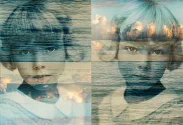 Sea double girl,2022 (Digital mixed media)