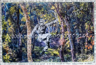 Zeptosecondi, 2025 (blandede medier på træ)