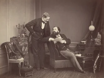 Louis Robert og Olympe Aguado, ca. 1860.