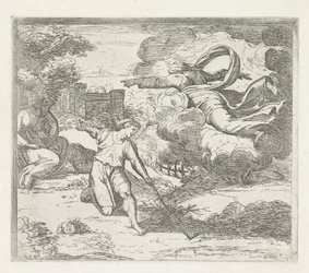 Gud advarer Isak om ikke at tage til Egypten Malerier i Raphaels Loggia (serietitel)