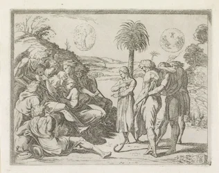 Joseph fortæller sine drømme til sine brødre Malerier i Raphaels Loggia (serietitel)