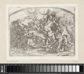 Joshua befaler solen og månen at stå stille Malerier i Raphaels Loggia (serietitel)