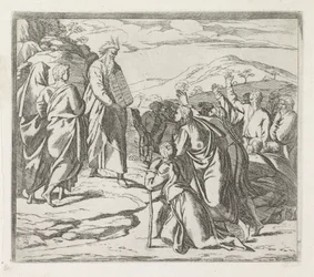Moses viser lovens tabeller Malerier i Raphaels Loggia (serietitel)