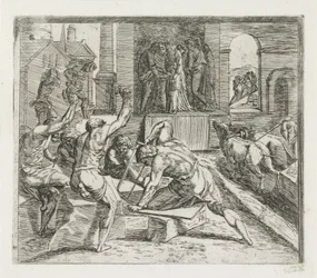 Salomo bygger templet i Jerusalem Malerier i Raphaels Loggia (serietitel)