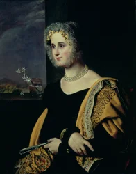 Portret af Ekaterina Avdulina, hendes Yakovleva (1788-1832) 1822-23