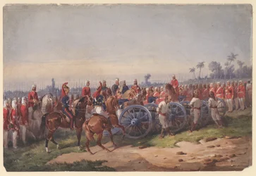 Blæser fra en pistol, 1858
