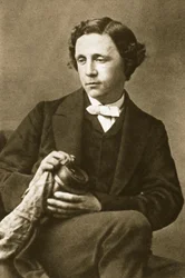 Portræt af Lewis Carroll, 28. marts 1863 (sepiafoto)