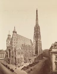1., Stephansplatz 1 - Stefansdom - vest- og sydfacade - set fra et højt standpunkt