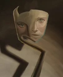 Divided Soul, 2023 (olie på linned)