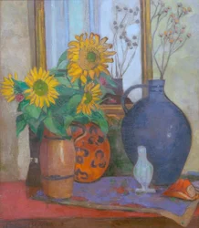 Solsikke med Matisse-skål