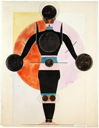 Figur til Das Triadische Ballet - den triadiske ballet