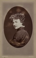 Portræt af Jane Dieulafoy 1851-1916, ca. 1890.