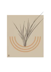 Minimalistisk botanisk bue