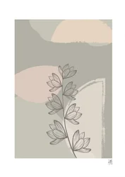 Bløde, abstrakte blomstermotiver