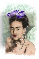 Kvinde med blomsterkrone