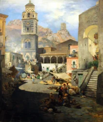 Tysk: Markedspladsen i Amalfi