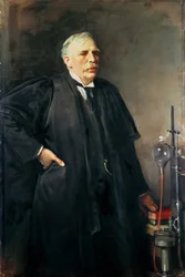 Portræt af Ernest Rutherford (1871-1937) 1932 (olie på lærred)