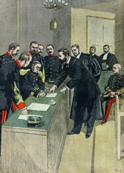 Alphonse Bertillon ved Alfred Dreyfus