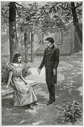 Victor Hugo erklærer Adèle Foucher sin kærlighed, 19. århundrede